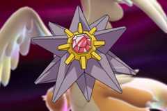 starmie in front of mega dragonite.
